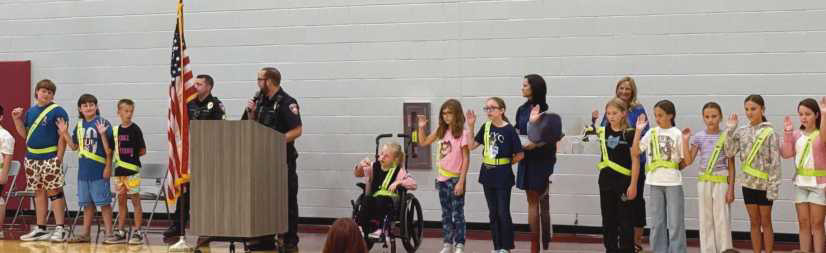 Rossford Elementary Safety Patrol is sworn in