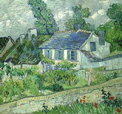 Vincent van Gogh, Houses at Auvers (1890), oil on canvas, purchased with funds from the Libbey Endowment, Gift of Edward Drummond Libbey. Photo: Toledo Museum of Art