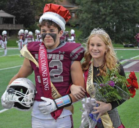 Above are the RHS Homecoming King Ayden Wilson and Queen Liv Hussar.