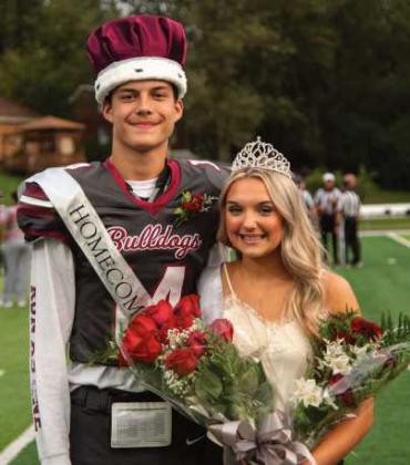 Brayden Robinson and Addison Bachmayer were named King and Queen at the Rossford High School Homecoming game held October 9.