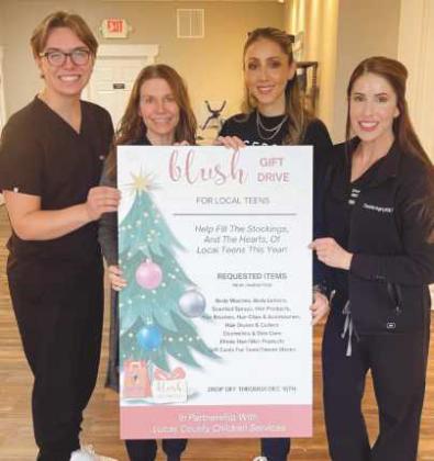 Individuals and businesses are encouraged to drop off their donations at Blush Aesthetics, 7015 Lighthouse Way, Suite 300.