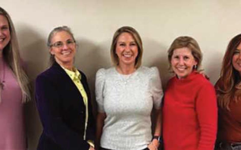 The Wood County Republican Women’s Club is a 501c4 grassroots women’s organization seeking to empower Republican women to serve as leaders in the political, governmental and civic arenas. The executive committee of the club (from left): Dr. Megan Costello, treasurer; Tiffany Densic, second vice president; Sally Culling, president; Dr. Marcia Latta, first vice president, and Julie Hicks, secretary. Not pictured: Beverley Hirzel, immediate past president.