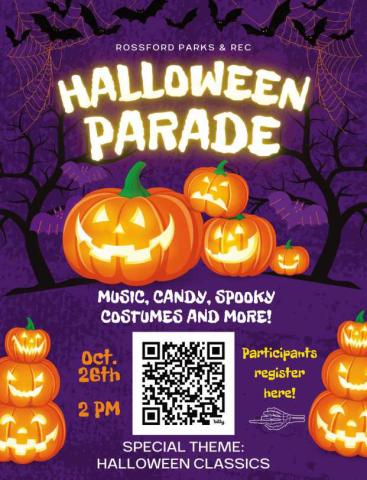 Halloween Parade set for October 26