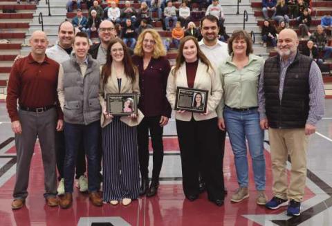 Back row from left: Jake Pietrasz, Ryan Pietrasz, Sally Pietrasz and Chris Schaffer. Front row: Jim Pietrasz, Nic Bush, Jessica Bush, Margo Schaffer, Kelly Jackson and Don Jackson.