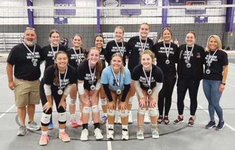 Rossford girls’ volleyball travels to Hocking Hills, takes second place