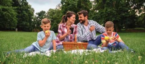 Having a picnic at your local park can be a fun way to spend a summer afternoon.