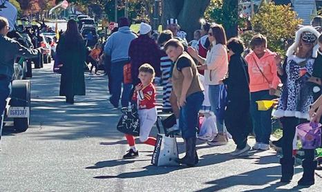 Tricks and treats at Rossford Halloween parade