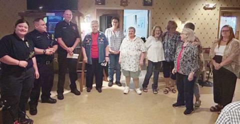 Eagles Ladies Auxiliary makes charitable donation to Rossford Fire Department