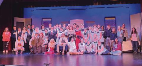 Rossford Drama’s “Drowsy Chaperone” cast