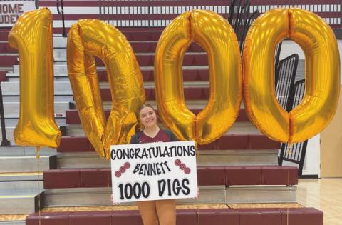 Murtha breaks RHS volleyball record