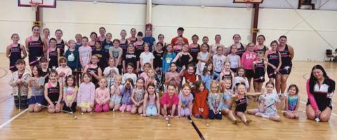 World Twirling Day participants at the Sophisticates.