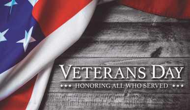 Veterans Day closings