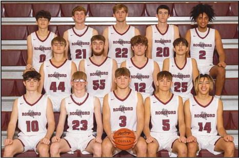 Rossford High School varsity boys basketball team