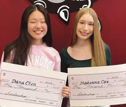 From left: Dana Chen and Mackenna Cox.
