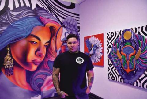 Muralist Chris “Chilly” Rodriguez will display his artwork at the Toledo Museum of Art from April 16 through July 6.