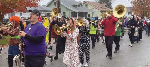 Halloween parade in Rossford, October 27