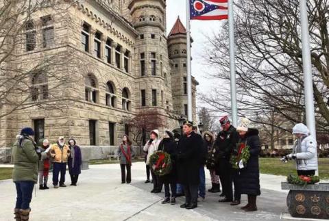 Wreaths Across America Day ceremony