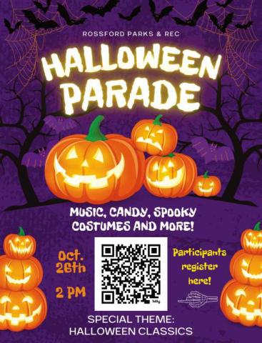 Halloween Parade set for October 26