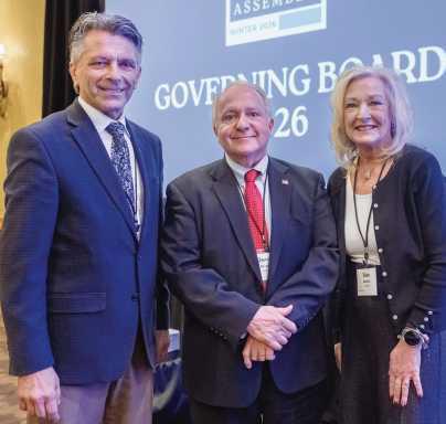 Lake Erie West Regional Council leadership includes Scott Miller, second vice chair; George Sarantou, chair, and Lisa Sobecki, vice chair.