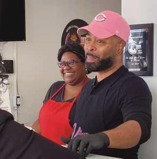 Kimberly Thompson and her husband, Rodney Thompson.