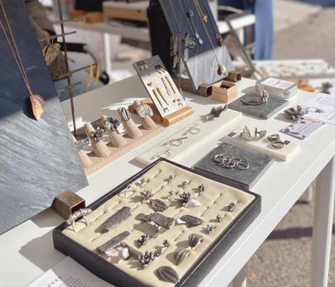 The show will include jewelry, ceramics, painting, glass, photography, fiber and more.