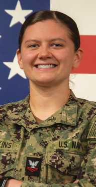 Petty Officer 2nd Class Lucy Hoskins Photo by Ensign Tiffany Savoie, Navy Office of Community Outreach.
