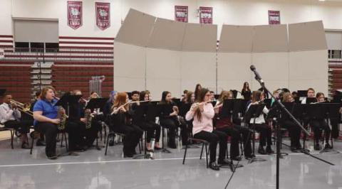 Rossford’s concert band