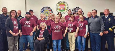 Graduates from the 2022 Class of Rossford’s citizens police academy.