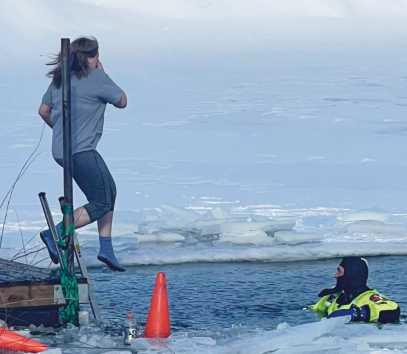 Rossford Schools supporters take the plunge