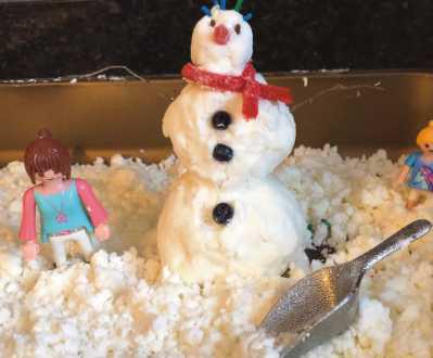 Easy to make pretend snow