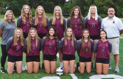 RHS volleyball team roster–Macy Adams, Maci Bihn, Khamiyah Croom, Aislynne Deck, Katie Glowacki, Jordyn Irvin, Gretchen Kieper, Paige Kromenacker, Chloe Madden, Natalise Martens, Jewel Martinez, Ellie Miller, Allison Misko, Alena Morales, Bennett Murtha, Mallory Nevins, Alixandria Nichpor, Ava Rohrs, Olivia Rust, Sophia Shinavar, Sadie St. Mary, Serenidy Wertz and Scarlett Williams.