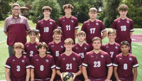RHS soccer boys team roster–Brandon Baum, Justin Bayer, Robert Boyd, Christian Brown, Isaac Clark, David Eva, William Graffius IV, Jake Humphrey, Jeremiah Johnson Jr., Jaden Marsh, Landen Reiter, Lucas Reiter, Gunner Spears, Andres Trejo, Alex Vargo, Logan Vargo.