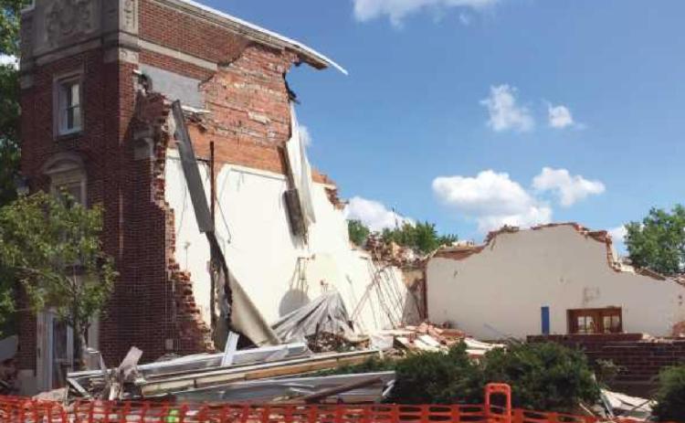 Demolition begins at Eagle Point school