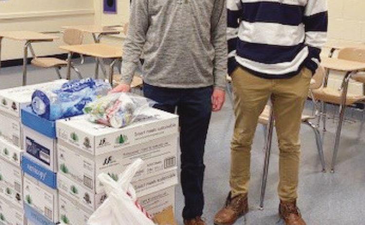 From left, Anthony Caruso and Jack Walsh