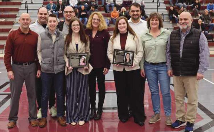 Back row from left: Jake Pietrasz, Ryan Pietrasz, Sally Pietrasz and Chris Schaffer. Front row: Jim Pietrasz, Nic Bush, Jessica Bush, Margo Schaffer, Kelly Jackson and Don Jackson.