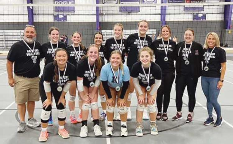 Rossford girls’ volleyball travels to Hocking Hills, takes second place