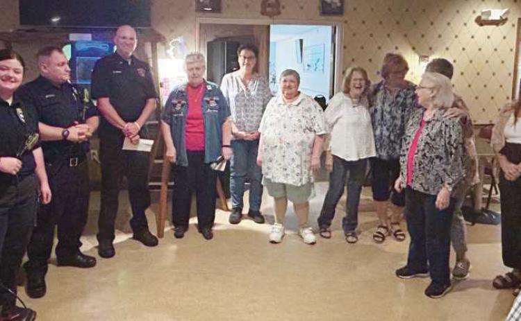 Eagles Ladies Auxiliary makes charitable donation to Rossford Fire Department