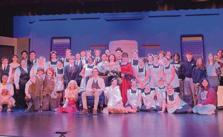 Rossford Drama’s “Drowsy Chaperone” cast