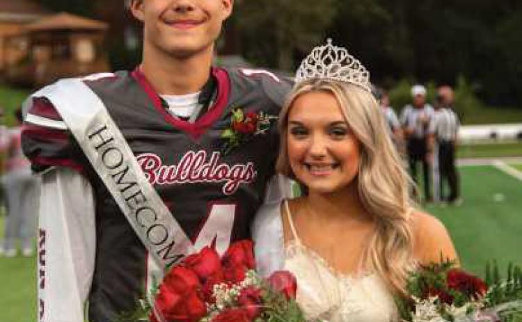 Brayden Robinson and Addison Bachmayer were named King and Queen at the Rossford High School Homecoming game held October 9.