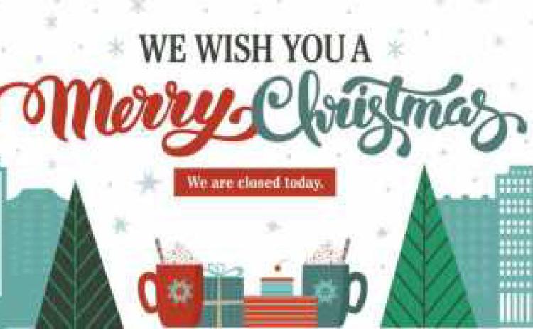 Christmas closings