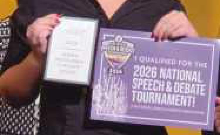 Rossford student makes school history with National Speech & Debate qualification