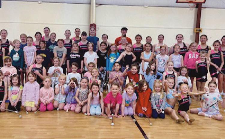 World Twirling Day participants at the Sophisticates.