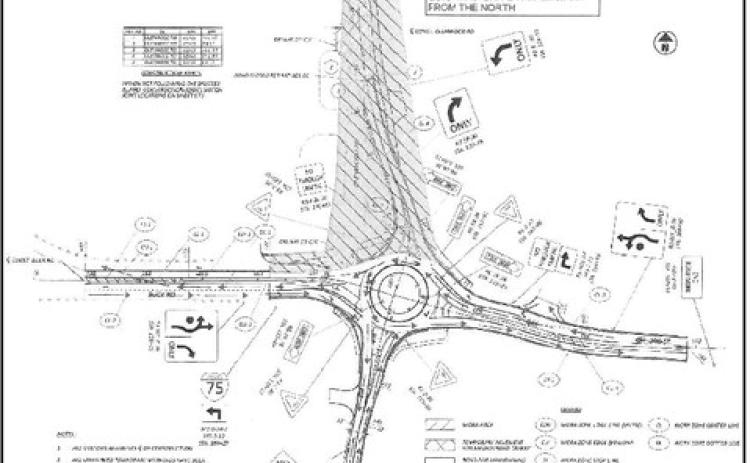 Phase 3 MOT for Buck-Glenwood roundabout