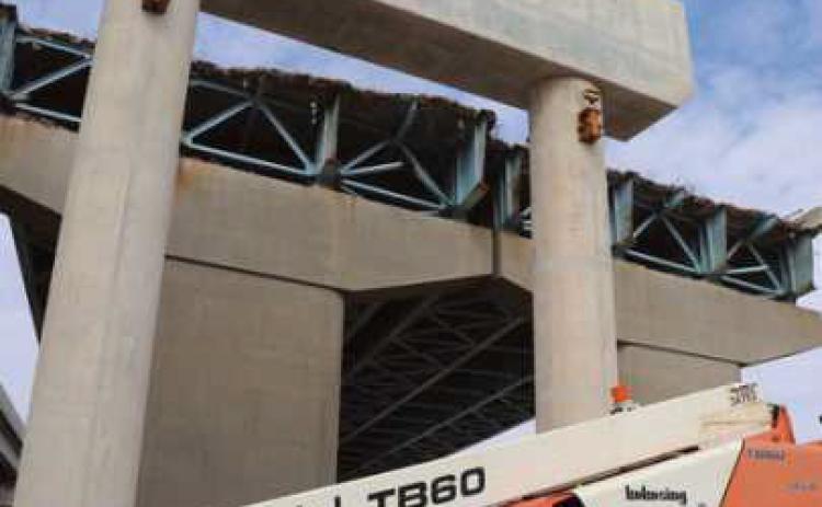 The “boom” that many area residents heard around 10 p.m. last Saturday was the demolition of the final section of the I-75 bridge over the Maumee River.