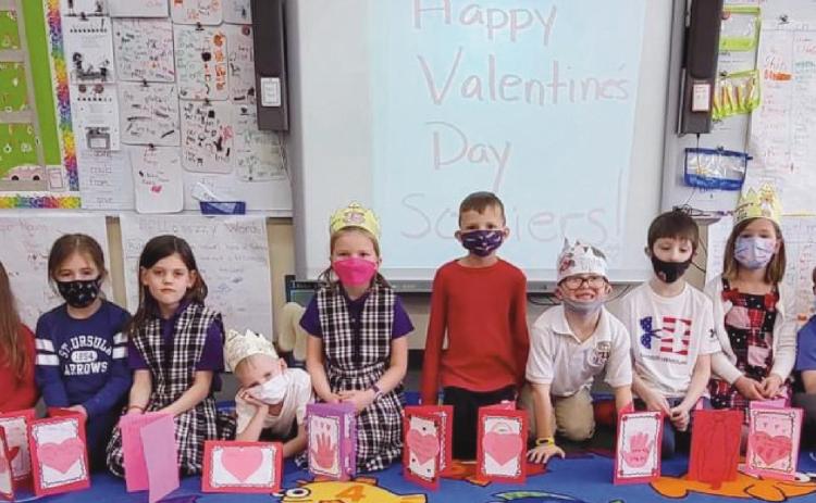 Students create valentines to send overseas
