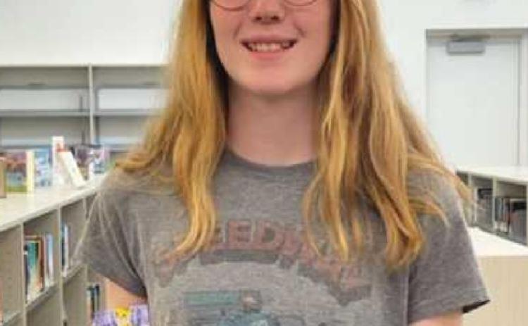 Student wins bookmark contest at book festival