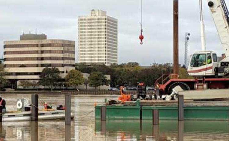 Metroparks received EPA permits to dredge a portion of the Maumee River near the Glass City kayak bay. Material collected is being used to enrich the park’s soil which will allow trees and other plants to thrive, explained Tim Schetter, director of natural resources.