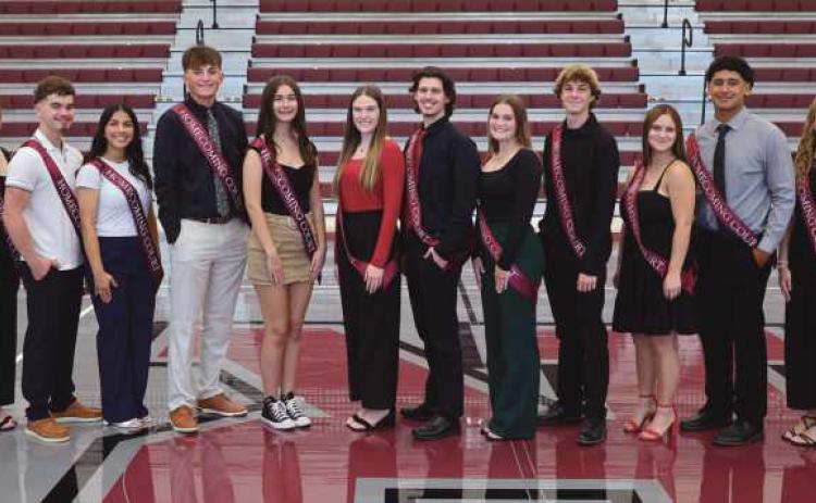 Rossford High School 2025 Homecoming Court