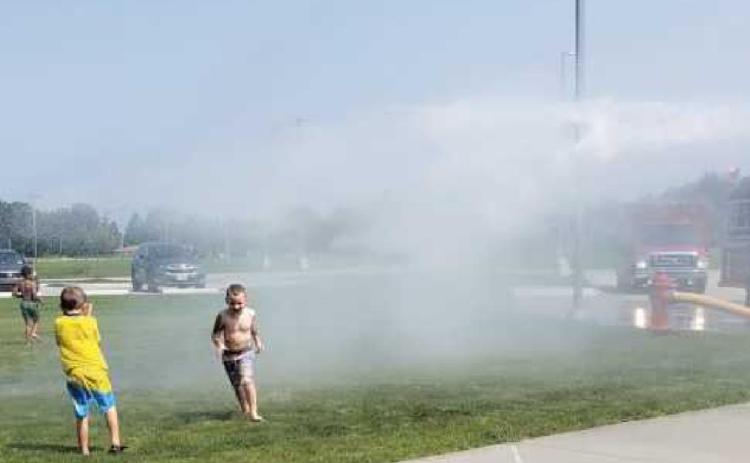 Students enjoy ‘fire day’ at Safety Town program