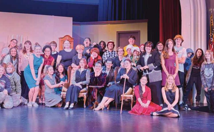 Cast and crew for Rossford Drama’s presentation of “This Murder was Staged.”